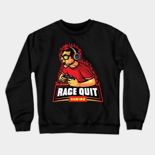 Rage Quit Gaming Crewneck Sweatshirt